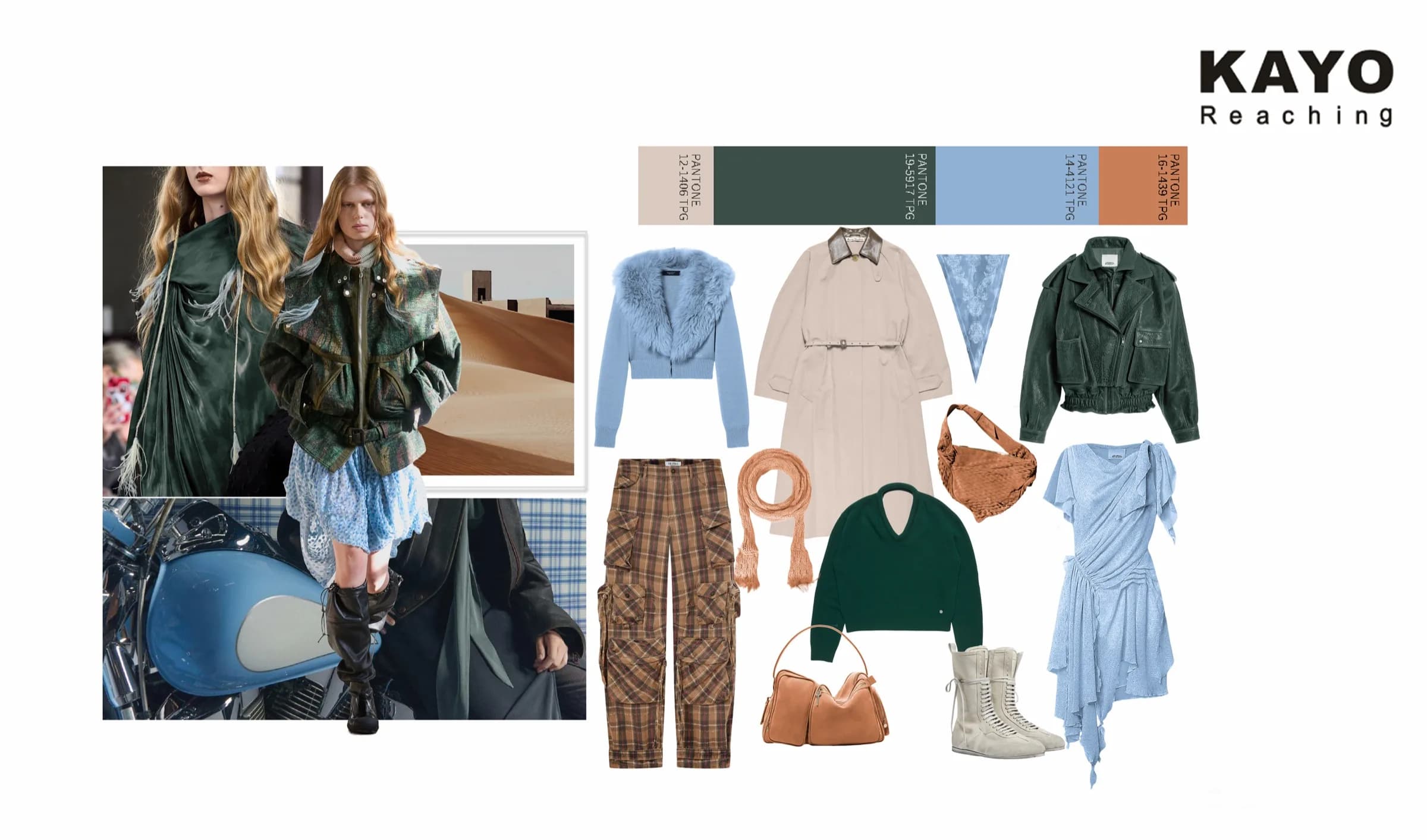Reaching Kayo lookbook